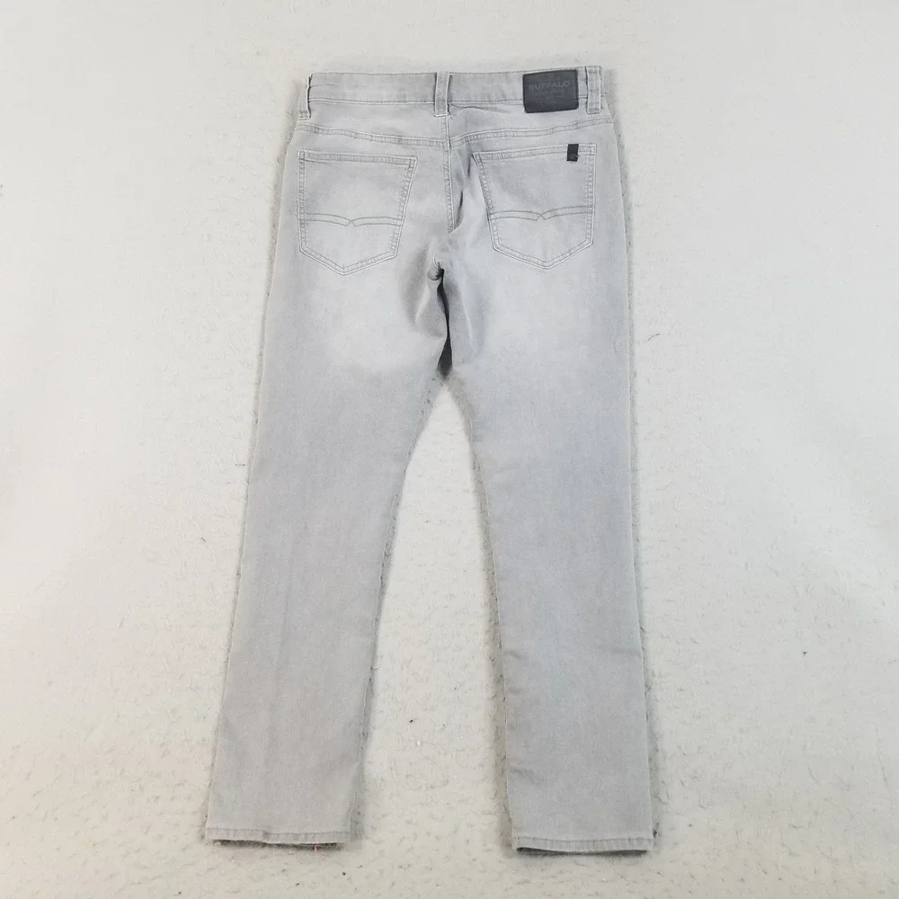 Buffalo Jeans Men 32x32 Gray David Bitton Slim Fit Stretch Denim Pants